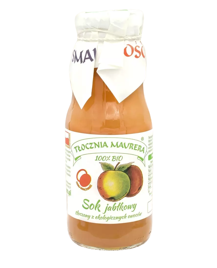SOK JABŁKOWY NFC BIO 300 ml – TŁOCZNIA MAURERA SOK JABŁKOWY NFC BIO 300 ml – TŁOCZNIA MAURERA