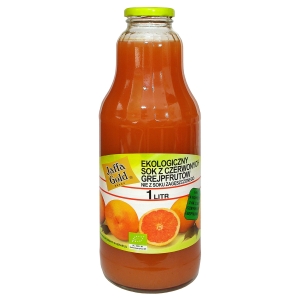 SOK Z CZERWONYCH GREJPFRUTÓW NFC BIO 1 L – JAFFA GOLD SOK Z CZERWONYCH GREJPFRUTÓW NFC BIO 1 L – JAFFA GOLD