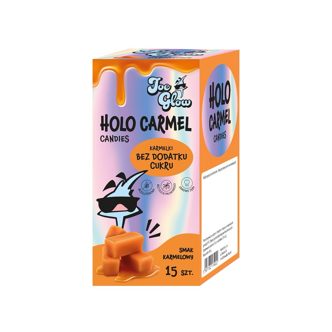 KARMELKI TOFFI BEZ DODATKU CUKRÓW BEZGLUTENOWE (15 szt.) 90 g – JOE GLOW KARMELKI TOFFI BEZ DODATKU CUKRÓW BEZGLUTENOWE (15 szt.) 90 g – JOE GLOW