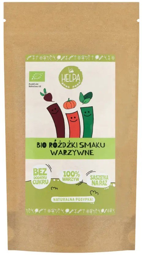 RÓŻDŻKI SMAKU WARZYWNE (LIOFILIZOWANE WARZYWA) BIO (9 x 2 g) 18 g – HELPA RÓŻDŻKI SMAKU WARZYWNE (LIOFILIZOWANE WARZYWA) BIO (9 x 2 g) 18 g – HELPA