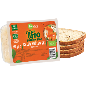 CHLEB KRÓLEWSKI Z ZIARNAMI KROJONY BEZGLUTENOWY BIO 250 g – BALVITEN