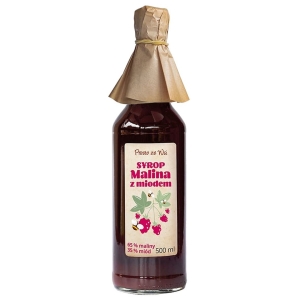 SYROP MALINA Z MIODEM 500 ml – PROSTO ZE WSI