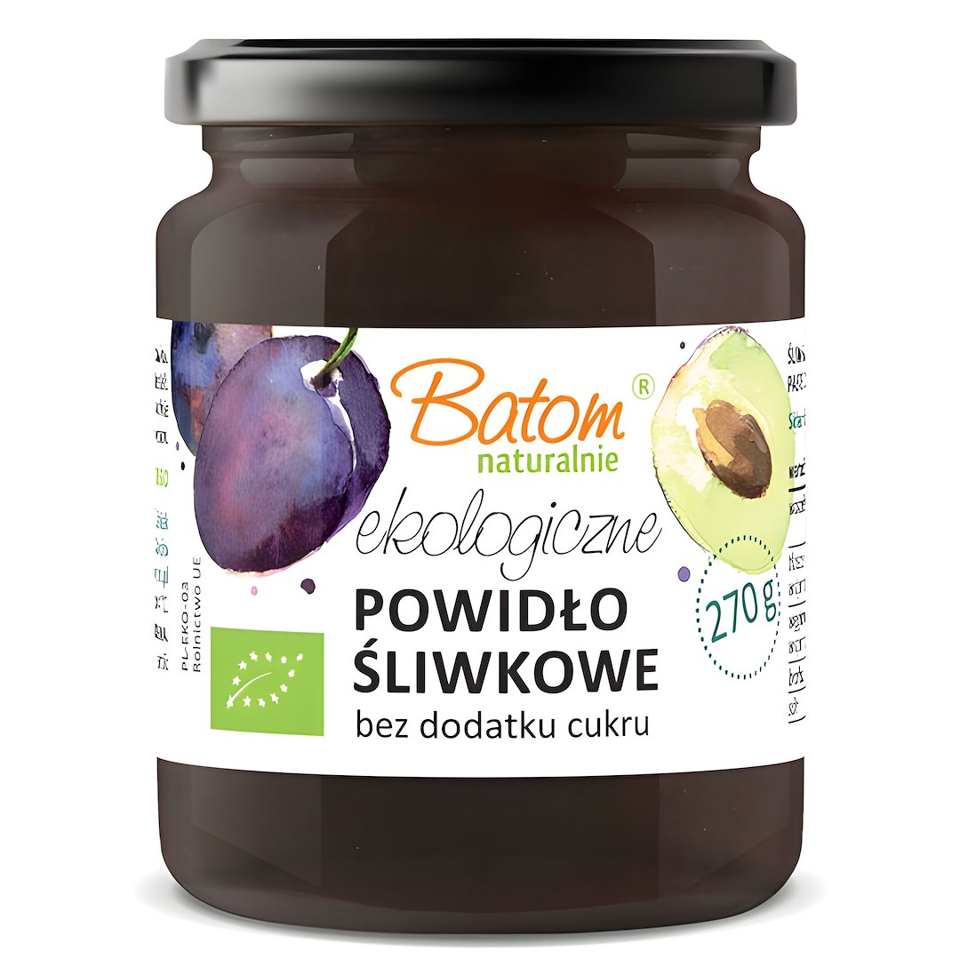POWIDŁA ZE ŚLIWKI WĘGIERKI BEZ DODATKU CUKRÓW BIO 270 g – BATOM POWIDŁA ZE ŚLIWKI WĘGIERKI BEZ DODATKU CUKRÓW BIO 270 g – BATOM