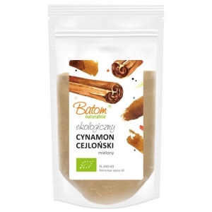 CYNAMON CEJLOŃSKI MIELONY BIO 125 g – BATOM