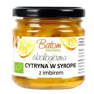 CYTRYNA Z IMBIREM W SYROPIE BIO 220 g (90 g) – BATOM