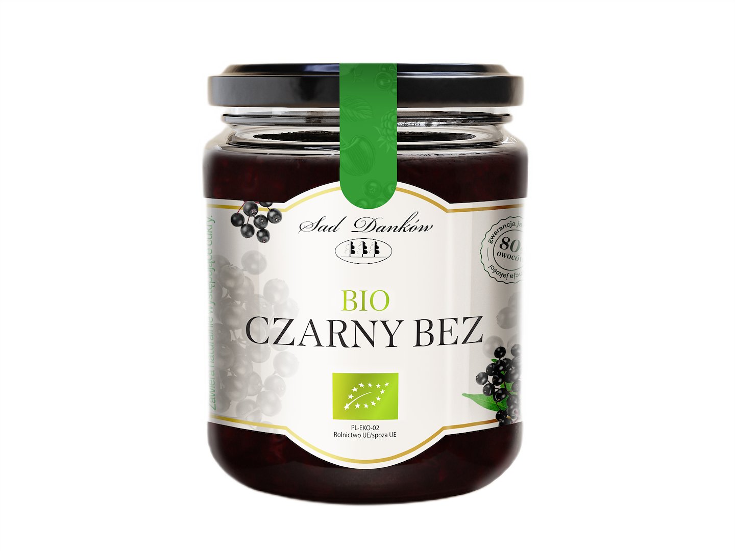 CZARNY BEZ 80 % BIO 260 g – SAD DANKÓW CZARNY BEZ 80 % BIO 260 g – SAD DANKÓW