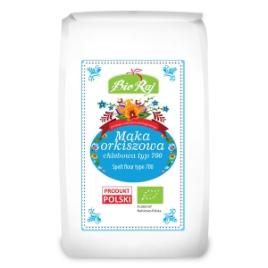 MĄKA ORKISZOWA CHLEBOWA TYP 700 BIO (POLSKA) 500 g – BIO RAJ