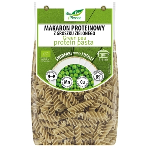 MAKARON PROTEINOWY (Z GROSZKU ZIELONEGO) ŚWIDERKI BIO 250 g – BIO PLANET MAKARON PROTEINOWY (Z GROSZKU ZIELONEGO) ŚWIDERKI BIO 250 g – BIO PLANET