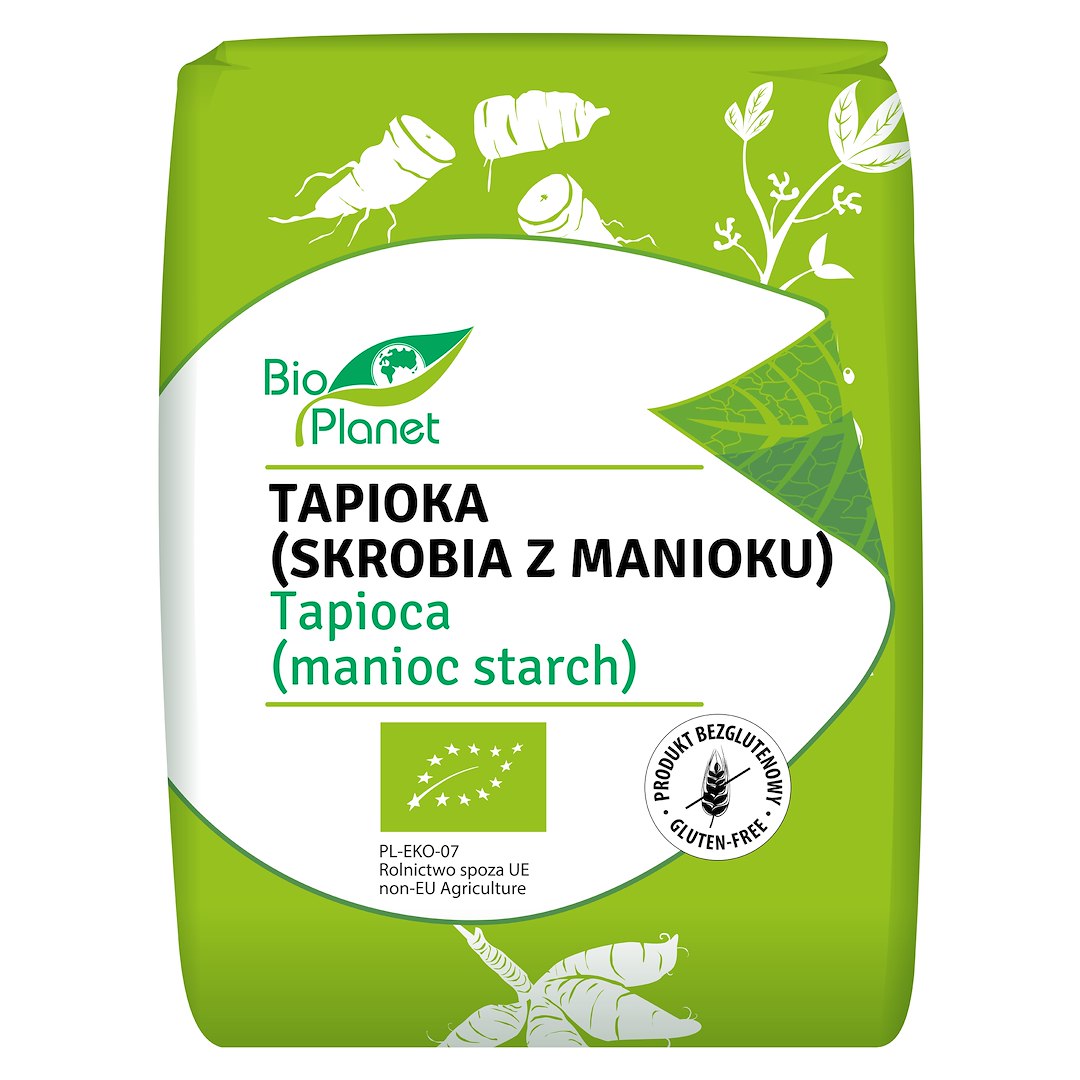 TAPIOKA (SKROBIA Z MANIOKU) BEZGLUTENOWA BIO 800 g – BIO PLANET TAPIOKA (SKROBIA Z MANIOKU) BEZGLUTENOWA BIO 800 g – BIO PLANET