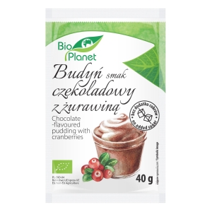 BUDYŃ O SMAKU CZEKOLADOWYM Z ŻURAWINĄ BIO 40 g – BIO PLANET BUDYŃ O SMAKU CZEKOLADOWYM Z ŻURAWINĄ BIO 40 g – BIO PLANET