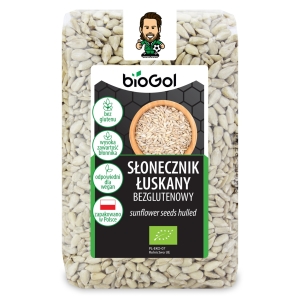 SŁONECZNIK ŁUSKANY BEZGLUTENOWY BIO 350 g – BIOGOL