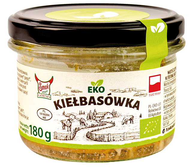 KIEŁBASÓWKA BIO 180 g – SMAK EKO KIEŁBASÓWKA BIO 180 g – SMAK EKO
