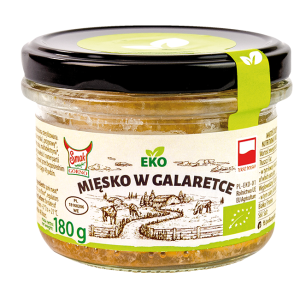 MIĘSKO W GALARETCE BIO 180 g – SMAK EKO