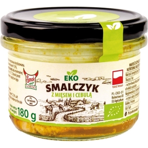 SMALEC Z MIĘSEM I CEBULKĄ BIO 180 g – SMAK EKO