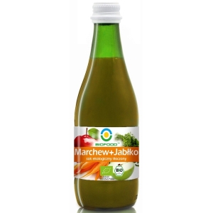 SOK JABŁKO – MARCHEW NFC BEZGLUTENOWY BIO 300 ml – BIOFOOD