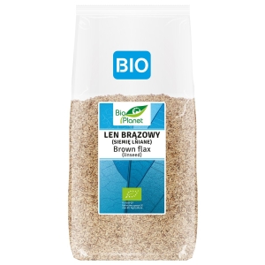 LEN BRĄZOWY (SIEMIĘ LNIANE) BIO 400 g – BIO PLANET LEN BRĄZOWY (SIEMIĘ LNIANE) BIO 400 g – BIO PLANET