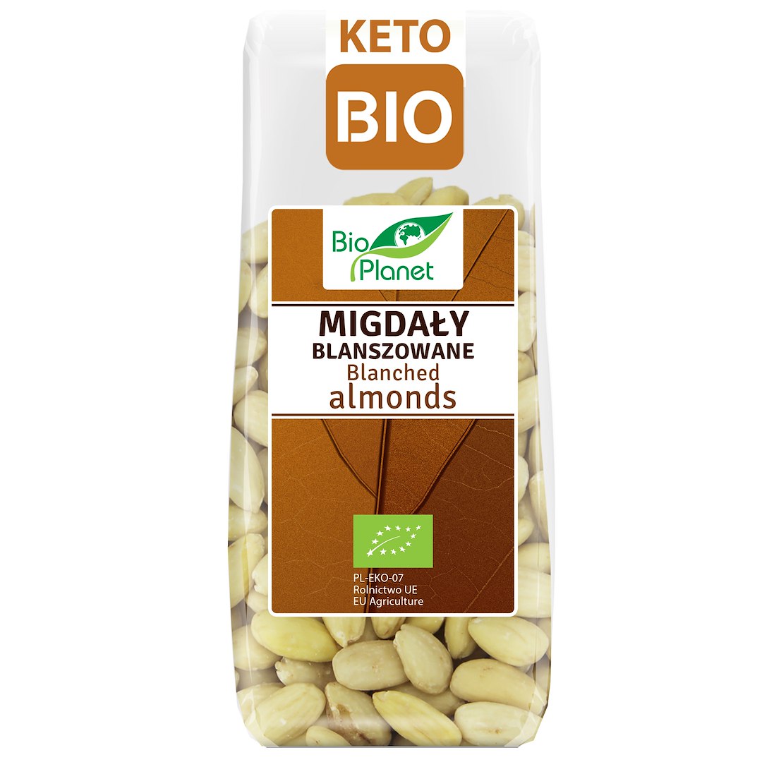 MIGDAŁY BLANSZOWANE BIO 100 g – BIO PLANET MIGDAŁY BLANSZOWANE BIO 100 g – BIO PLANET