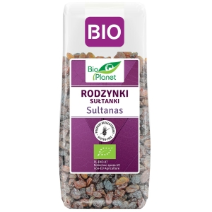 RODZYNKI SUŁTANKI BEZGLUTENOWE BIO 200 g – BIO PLANET