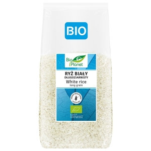 RYŻ BIAŁY DŁUGOZIARNISTY BEZGLUTENOWY BIO 500 g – BIO PLANET