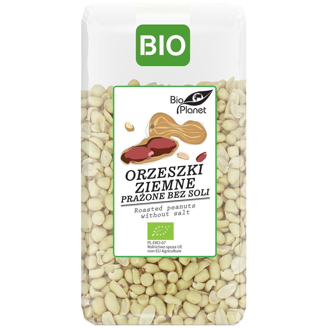 ORZESZKI ZIEMNE PRAŻONE BEZ SOLI BIO 350 g – BIO PLANET ORZESZKI ZIEMNE PRAŻONE BEZ SOLI BIO 350 g – BIO PLANET