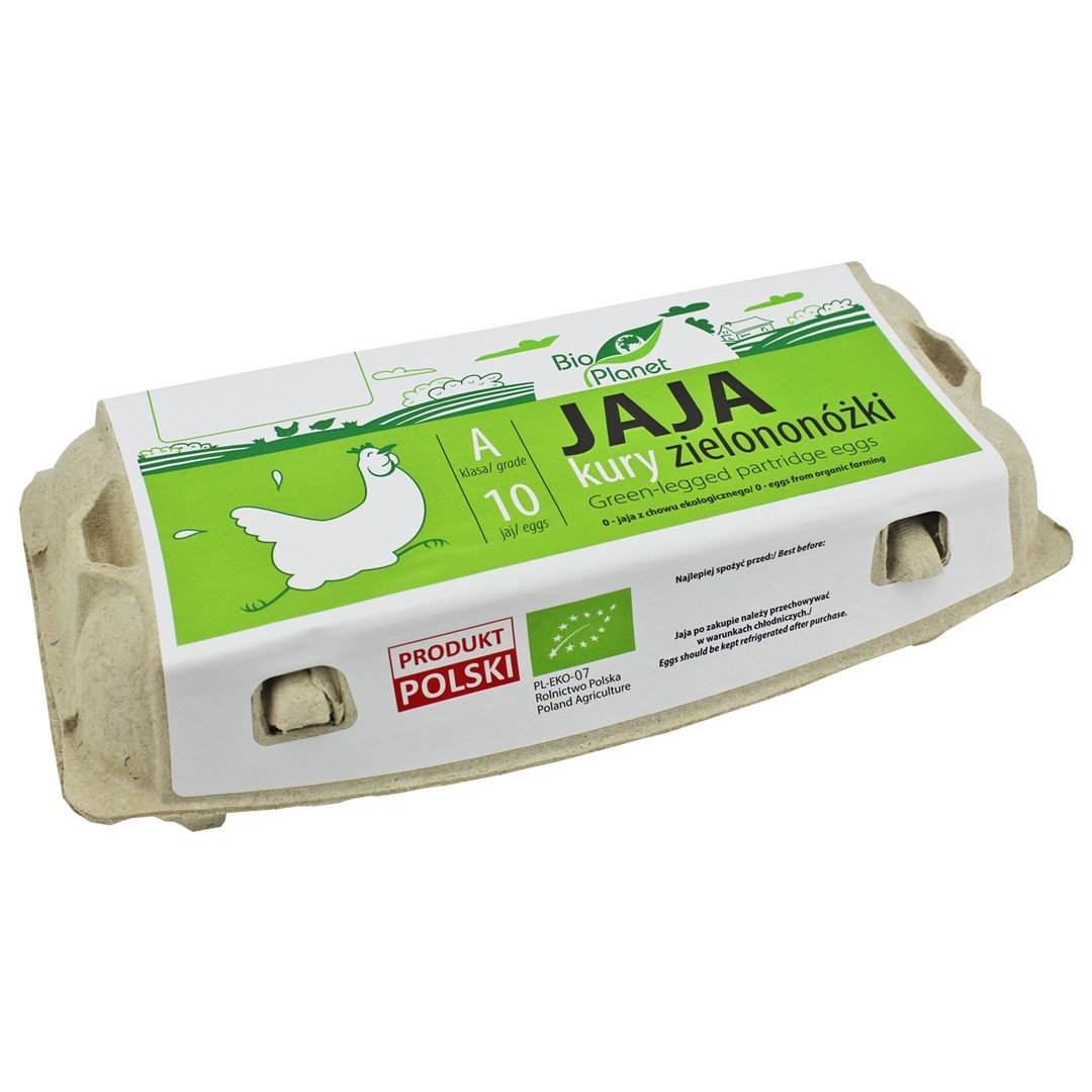 JAJA KURY ZIELONONÓŻKI M BIO (10 szt.) – BIO PLANET JAJA KURY ZIELONONÓŻKI M BIO (10 szt.) – BIO PLANET