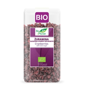 ŻURAWINA Z CUKREM TRZCINOWYM BIO 400 g – BIO PLANET