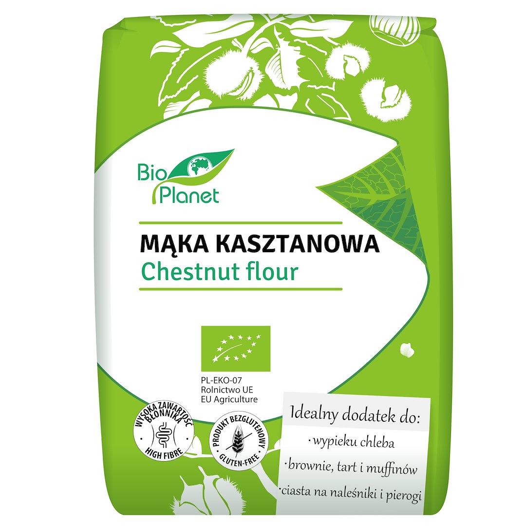 MĄKA KASZTANOWA BEZGLUTENOWA BIO 250 g – BIO PLANET MĄKA KASZTANOWA BEZGLUTENOWA BIO 250 g – BIO PLANET