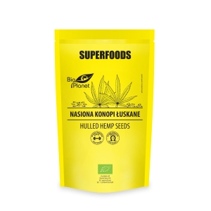 NASIONA KONOPI ŁUSKANE BIO 200 g – BIO PLANET SUPERFOODS NASIONA KONOPI ŁUSKANE BIO 200 g – BIO PLANET SUPERFOODS