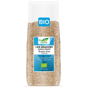 LEN BRĄZOWY (SIEMIĘ LNIANE) BIO 1 kg – BIO PLANET