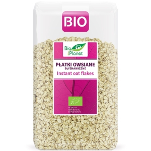 PŁATKI OWSIANE BŁYSKAWICZNE BIO 600 g – BIO PLANET