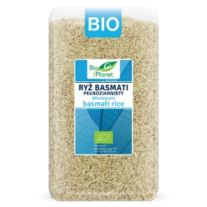 RYŻ BASMATI PEŁNOZIARNISTY BIO 1 kg – BIO PLANET