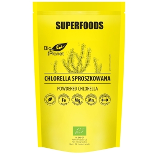 CHLORELLA SPROSZKOWANA BIO 200 g – BIO PLANET SUPERFOODS CHLORELLA SPROSZKOWANA BIO 200 g – BIO PLANET SUPERFOODS