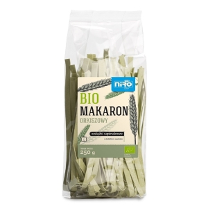 MAKARON (ORKISZOWY SZPINAKOWY) WSTĄŻKI BIO 250 g – NIRO