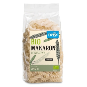 MAKARON (ORKISZOWY) ŚWIDERKI BIO 250 g – NIRO MAKARON (ORKISZOWY) ŚWIDERKI BIO 250 g – NIRO