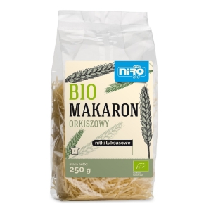MAKARON (ORKISZOWY) NITKI LUKSUSOWE BIO 250 g – NIRO