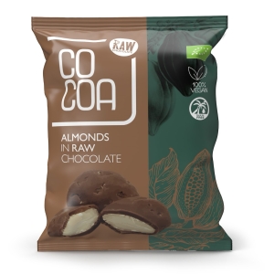 MIGDAŁY W CZEKOLADZIE SUROWEJ BIO 70 g – COCOA