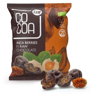 JAGODY INKASKIE W CZEKOLADZIE SUROWEJ BIO 70 g – COCOA