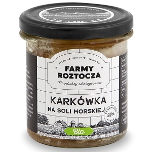 KARKÓWKA NA SOLI MORSKIEJ BIO 250 g (SŁOIK) – FARMY ROZTOCZA