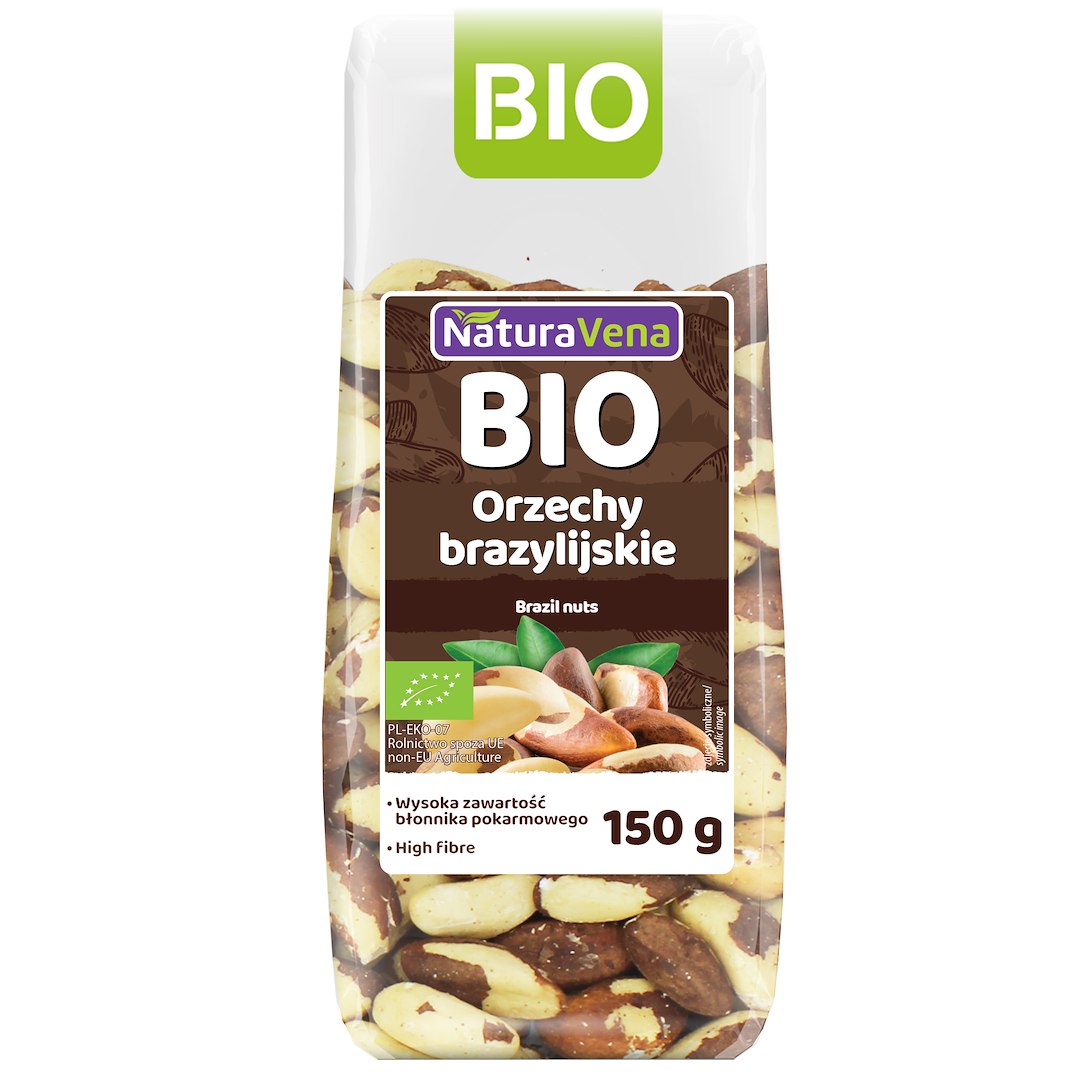 ORZECHY BRAZYLIJSKIE BIO 150 g – NATURAVENA ORZECHY BRAZYLIJSKIE BIO 150 g – NATURAVENA