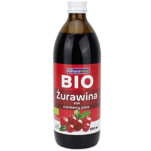SOK Z ŻURAWINY BIO 500 ml – NATURAVENA