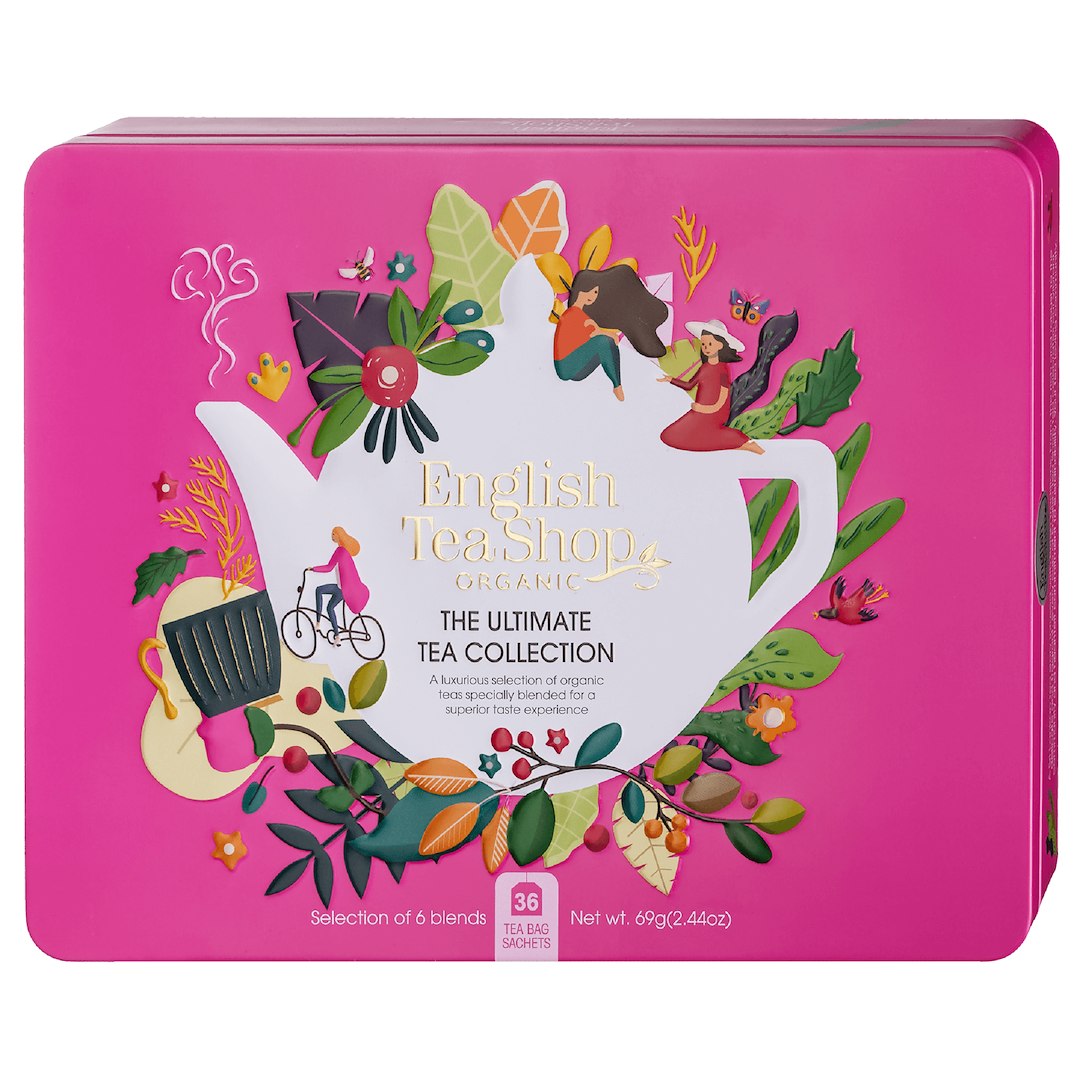 ZESTAW HERBAT I HERBATEK CODZIENNYCH BIO W PUSZCE (THE ULTIMATE – 6 SMAKÓW) (36 x 1,96 g) 70,5 g – ENGLISH TEA SHOP ORGANIC ZESTAW HERBAT I HERBATEK CODZIENNYCH BIO W PUSZCE (THE ULTIMATE – 6 SMAKÓW) (36 x 1,96 g) 70,5 g – ENGLISH TEA SHOP ORGANIC