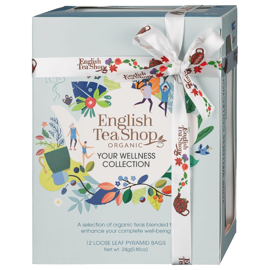 KOLEKCJA HERBATEK OWOCOWO – ZIOŁOWYCH BIO PIRAMIDKI (YOUR WELLNESS – 6 SMAKÓW) (12 x 2 g) 24 g – ENGLISH TEA SHOP ORGANIC KOLEKCJA HERBATEK OWOCOWO – ZIOŁOWYCH BIO PIRAMIDKI (YOUR WELLNESS – 6 SMAKÓW) (12 x 2 g) 24 g – ENGLISH TEA SHOP ORGANIC