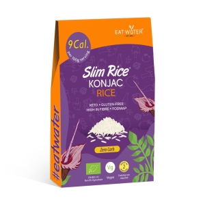 MAKARON (KONJAC) W KSZTAŁCIE RYŻU BEZGLUTENOWY BIO 270 g (200 g ) – SLIM (EAT WATER)