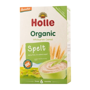 KASZKA ORKISZOWA PEŁNOZIARNISTA BEZ DODATKU CUKRÓW OD 6 MIESIĄCA DEMETER BIO 250 g – HOLLE