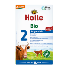MLEKO KROWIE 2 NASTĘPNE DLA NIEMOWLĄT PO 6 MIESIĄCU DEMETER BIO 600 g – HOLLE MLEKO KROWIE 2 NASTĘPNE DLA NIEMOWLĄT PO 6 MIESIĄCU DEMETER BIO 600 g – HOLLE