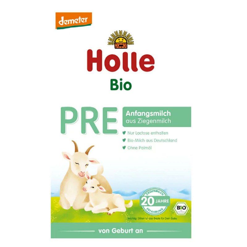 MLEKO KOZIE PRE POCZĄTKOWE DLA NIEMOWLĄT DEMETER BIO 400 g – HOLLE MLEKO KOZIE PRE POCZĄTKOWE DLA NIEMOWLĄT DEMETER BIO 400 g – HOLLE