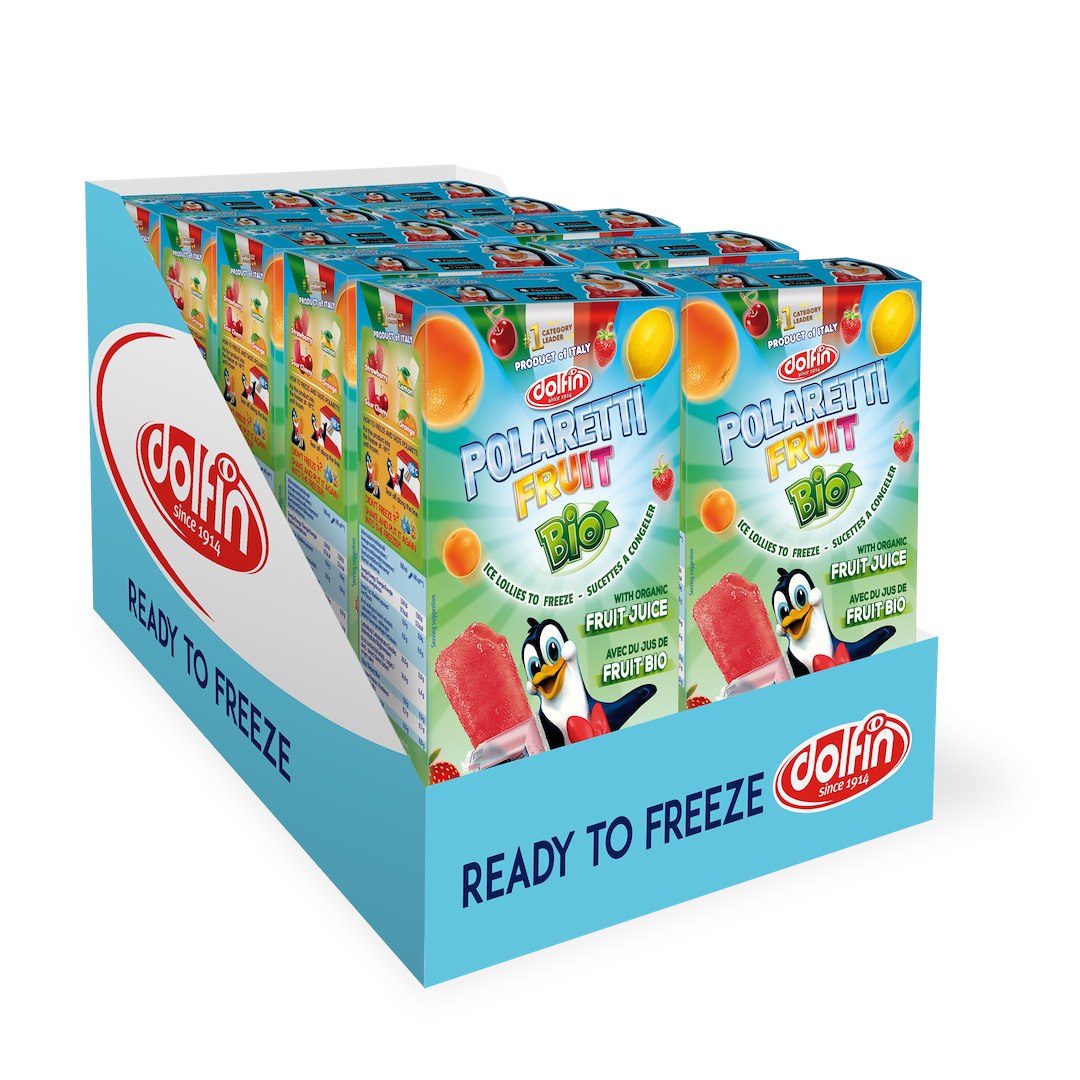 LODY WODNE DO ZAMROŻENIA BIO (10 x 40 ml) 400 ml – POLARETTI FRUIT (DOLFIN) LODY WODNE DO ZAMROŻENIA BIO (10 x 40 ml) 400 ml – POLARETTI FRUIT (DOLFIN)