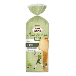 CHLEB TOSTOWY ORKISZOWY KROJONY BIO 400 g – IL BUON PANE