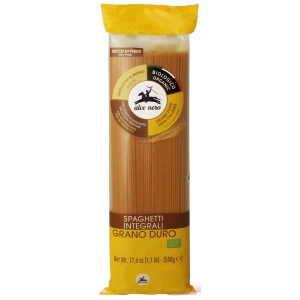 MAKARON (SEMOLINOWY RAZOWY) SPAGHETTI BIO 500 g – ALCE NERO MAKARON (SEMOLINOWY RAZOWY) SPAGHETTI BIO 500 g – ALCE NERO