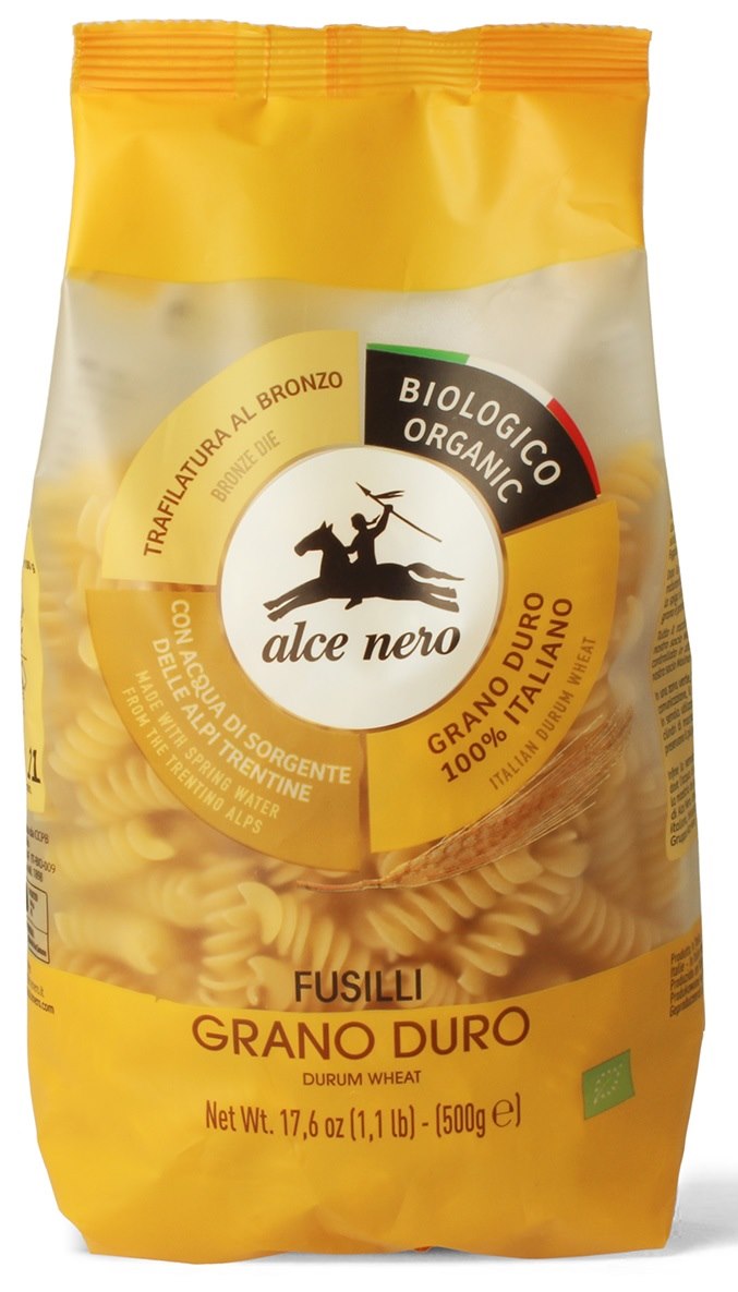 MAKARON (SEMOLINOWY) ŚWIDERKI BIO 500 g – ALCE NERO MAKARON (SEMOLINOWY) ŚWIDERKI BIO 500 g – ALCE NERO